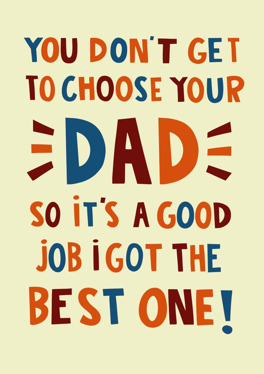 S625-Lucy Maggie-Best Dad-Card-