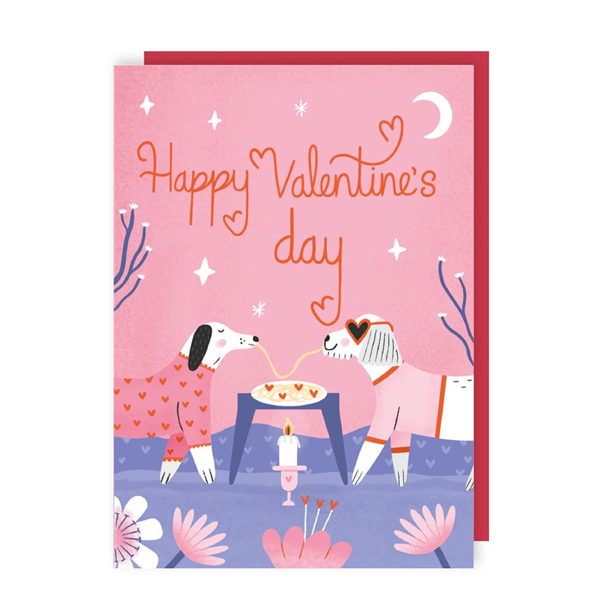 S7924-Lucy Maggie-Spaghetti Dogs-Card-