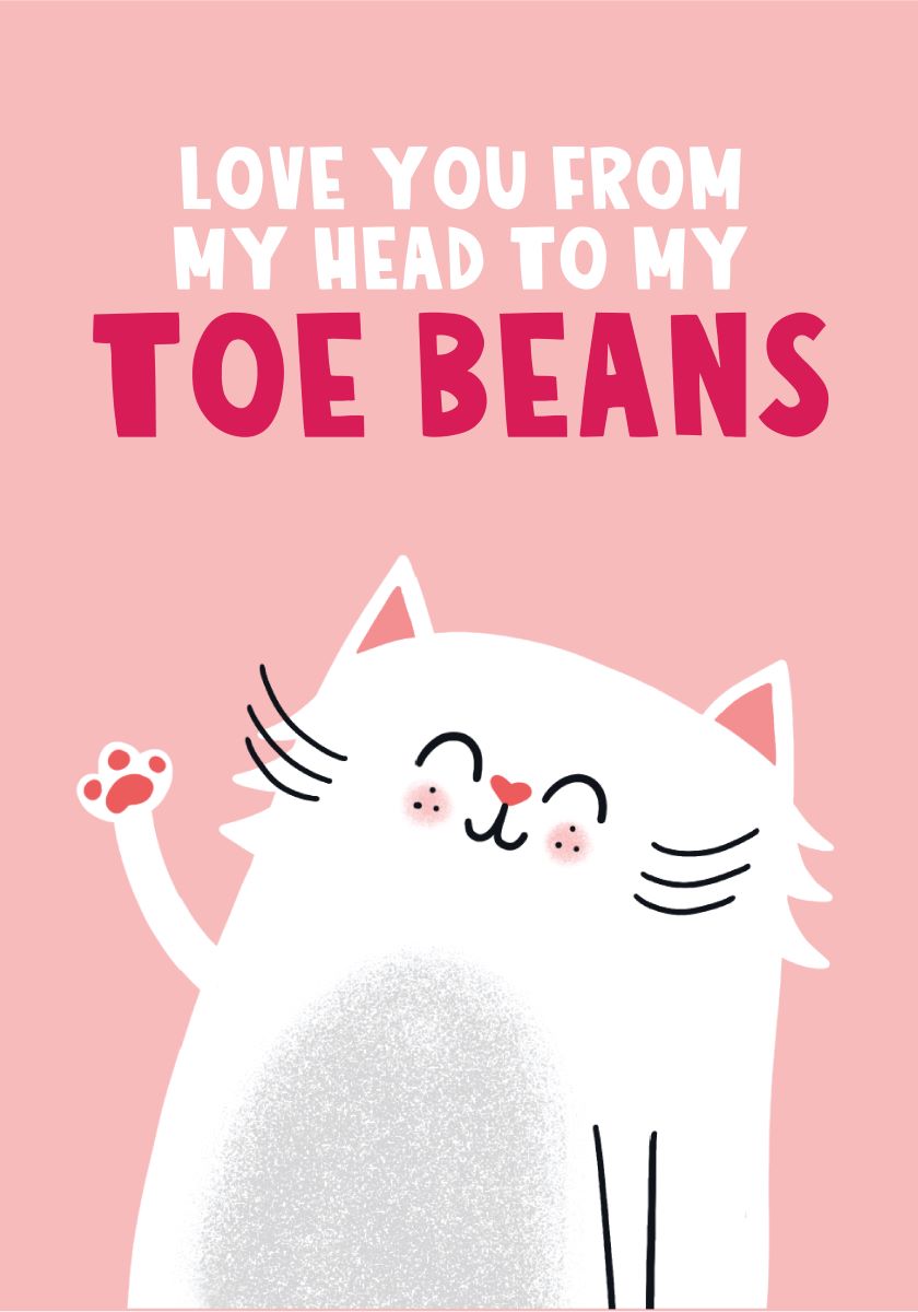 S8025-Lucy Maggie-Toe Beans-Card-