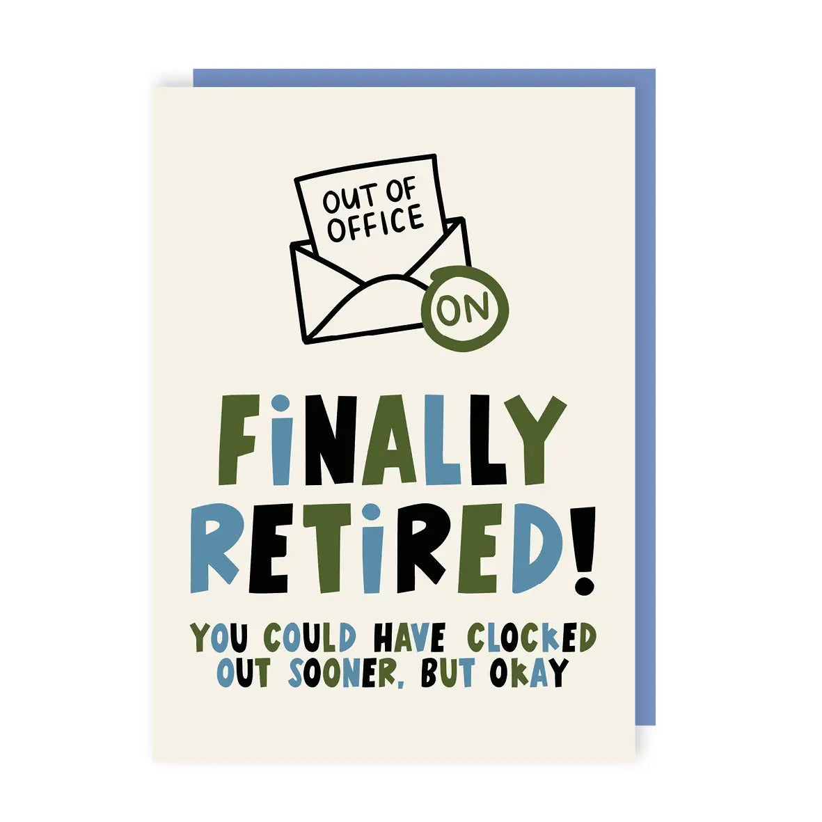 S9626-Lucy Maggie-Clocked Out Retirement-Card-Icons
