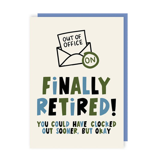 S9626-Lucy Maggie-Clocked Out Retirement-Card-Icons