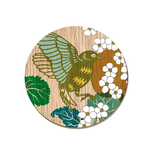 NZTWC071-Live Wires-Tauhou Waxeye-Coasters-
