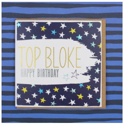 BS017-Molly Mae-Top Bloke - Happy Birthday Card-Card-Brush Strokes