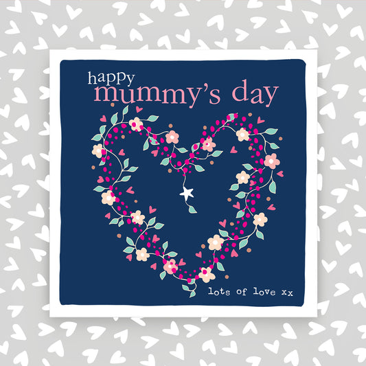 FB151-Molly Mae-Happy Mummy'S Day - Heart-Card-