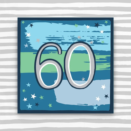 HH023-Molly Mae-Male Aged 60 Birthday Card-Card-Hip Hip Hooray