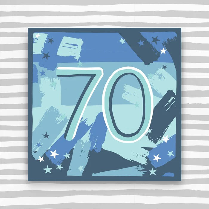 HH024-Molly Mae-Male Aged 70 Birthday Card-Card-Hip Hip Hooray