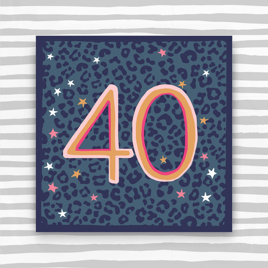 HH048-Molly Mae-Female Aged 40 Birthday Card-Card-Hip Hip Hooray