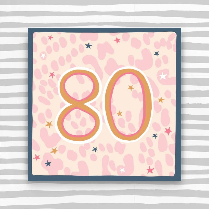 HH052-Molly Mae-Female Aged 80 Birthday Card-Card-Hip Hip Hooray
