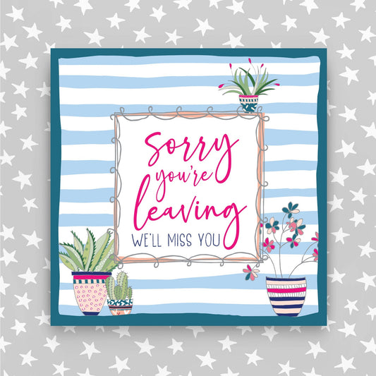TF019-Molly Mae-Sorry You'Re Leaving-Card-Thoughts Framed