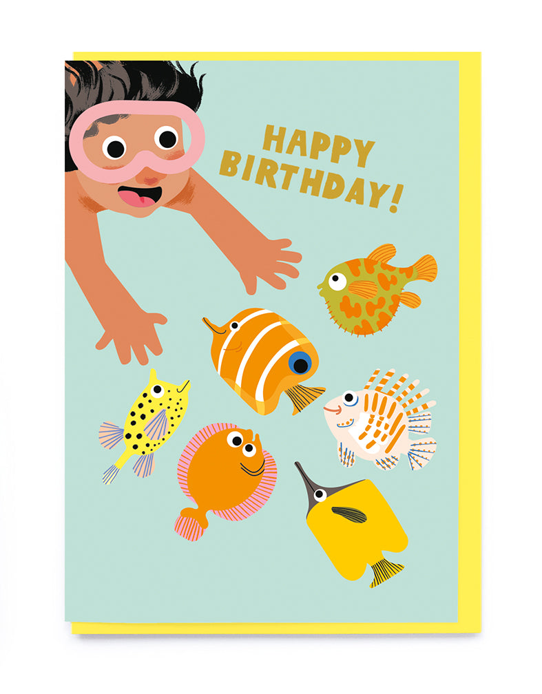 CM017-Noi-Swimming With Fish-Card-