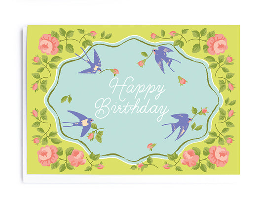 CX001-Noi-Blue Swallows-Card-