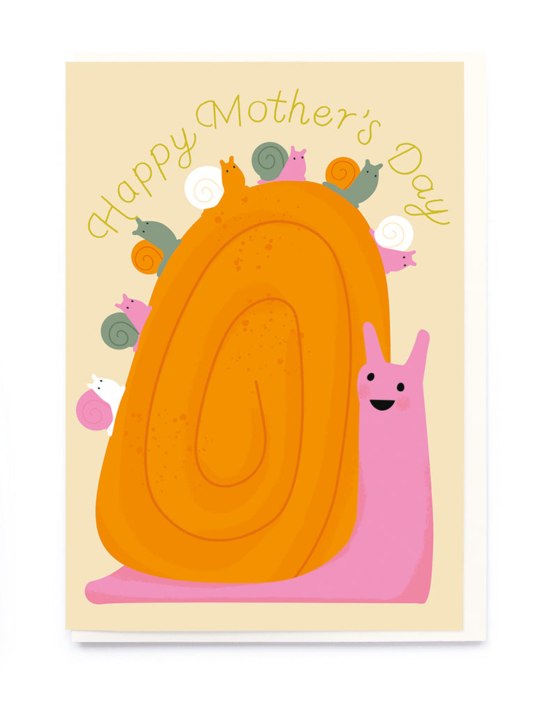 NL289-Noi-Snail + Babies-Card-