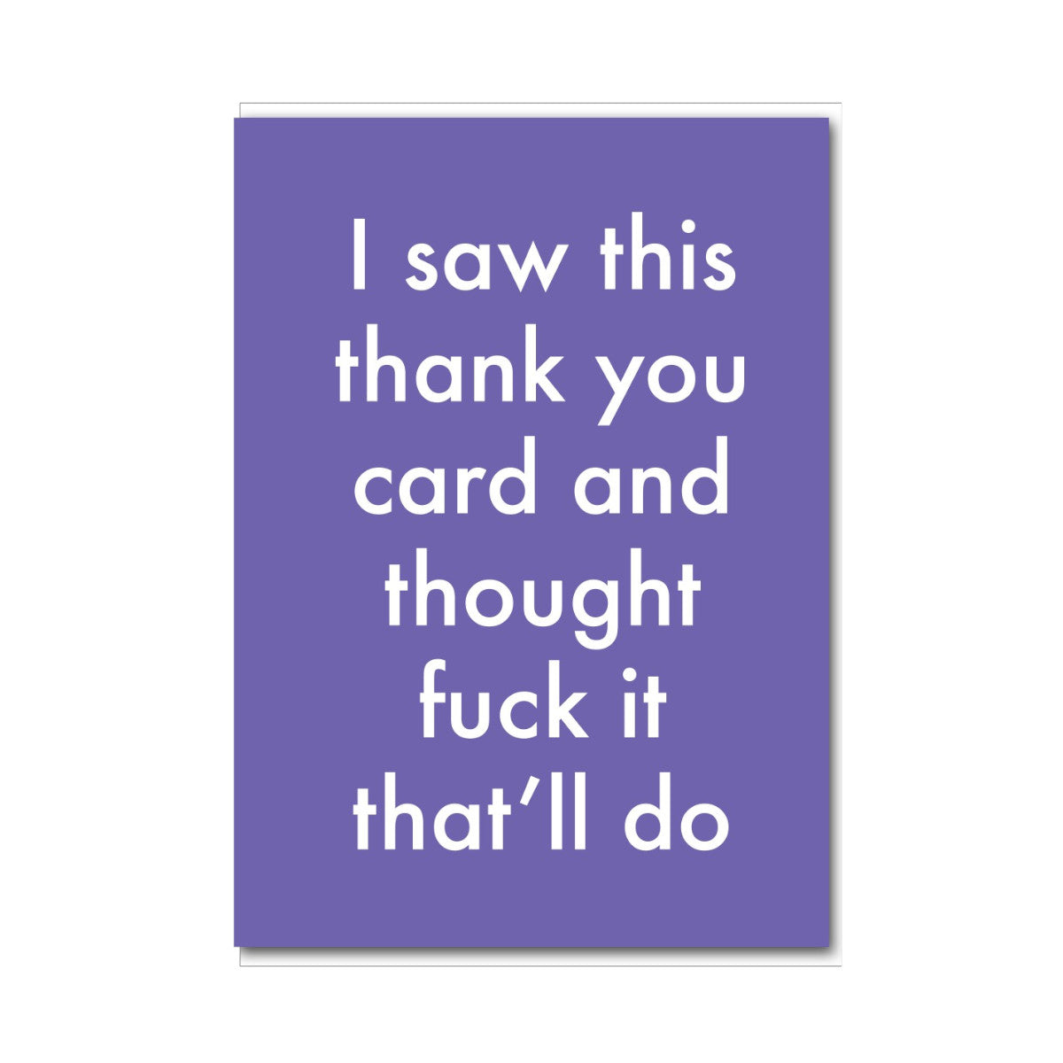 C667-Objectables-I Saw This Thank You Card-Card-Favourites