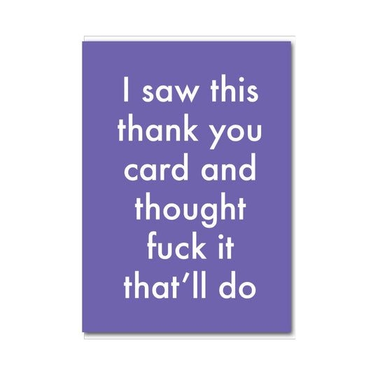 C667-Objectables-I Saw This Thank You Card-Card-Favourites