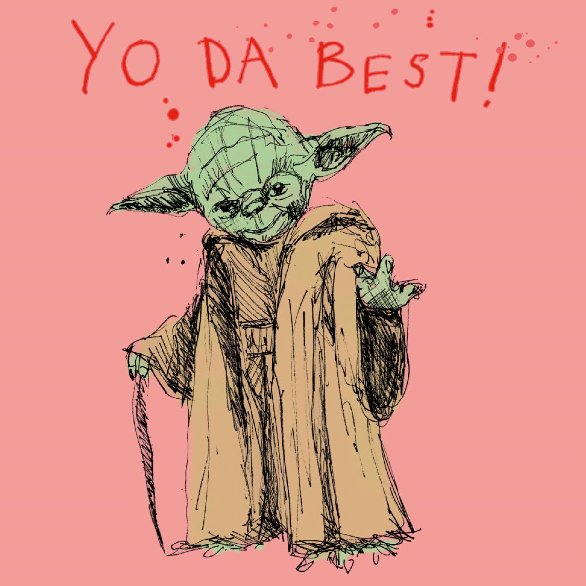 FP1027-Poet and Painter-Yoda Best-Card-Motley
