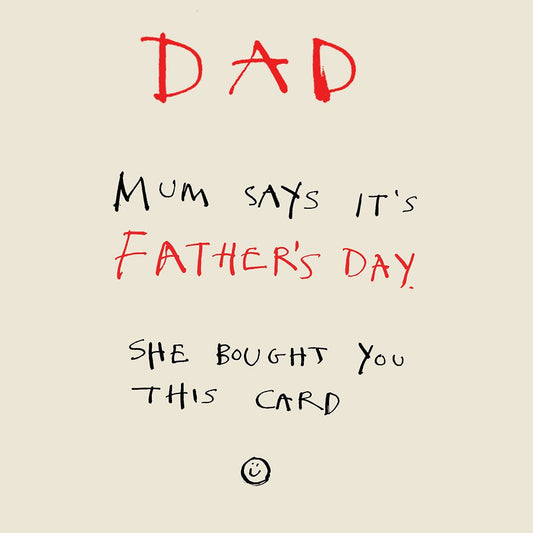FP1066-Poet and Painter-Father�S Day Mum Bought Card-Card-Motley