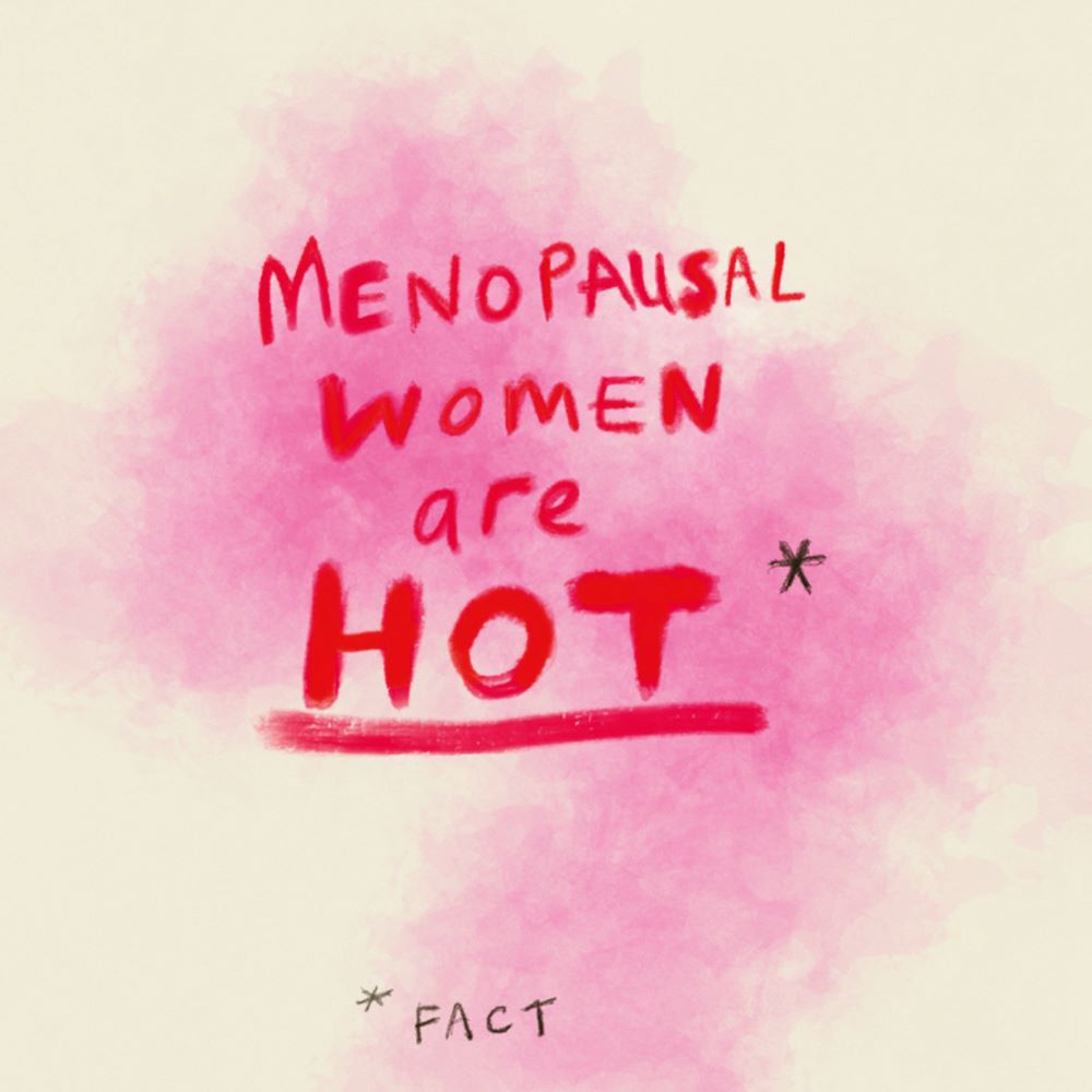 FP115-Poet and Painter-Menopausal Women Are Hot-Card-Motley