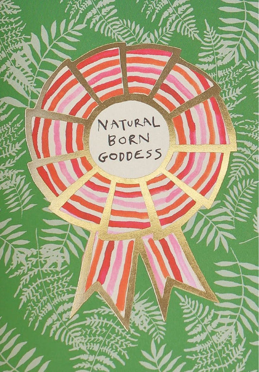FP3292-Poet and Painter-Natural Born Goddess-Card-Rosette