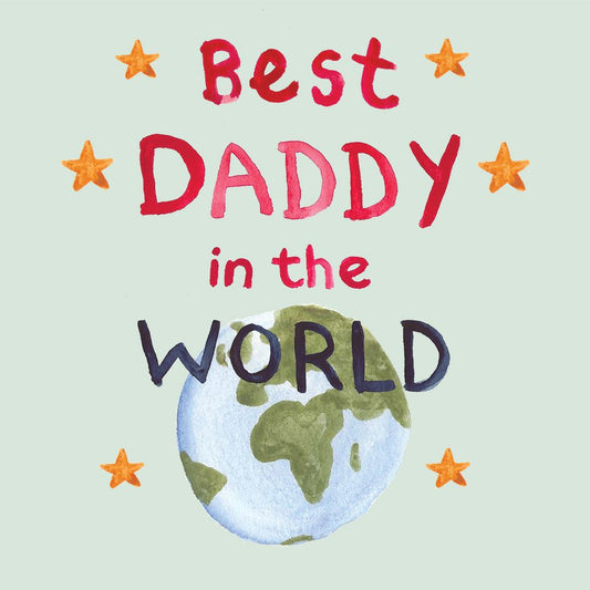FP3352-Poet and Painter-Best Daddy In The World -Card-Motley