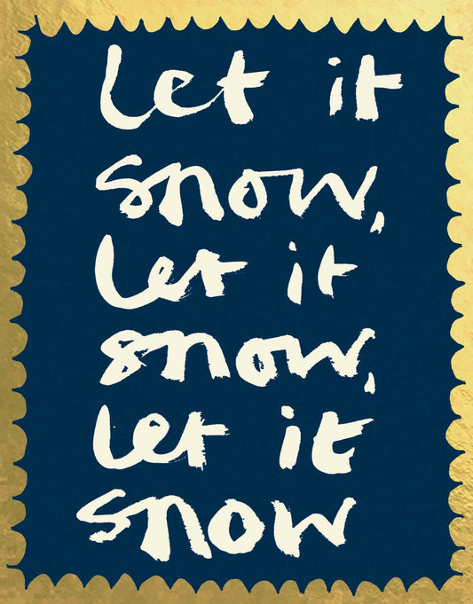 FP3383-Poet and Painter-Let It Snow-Xmas Card-Jingle Balls