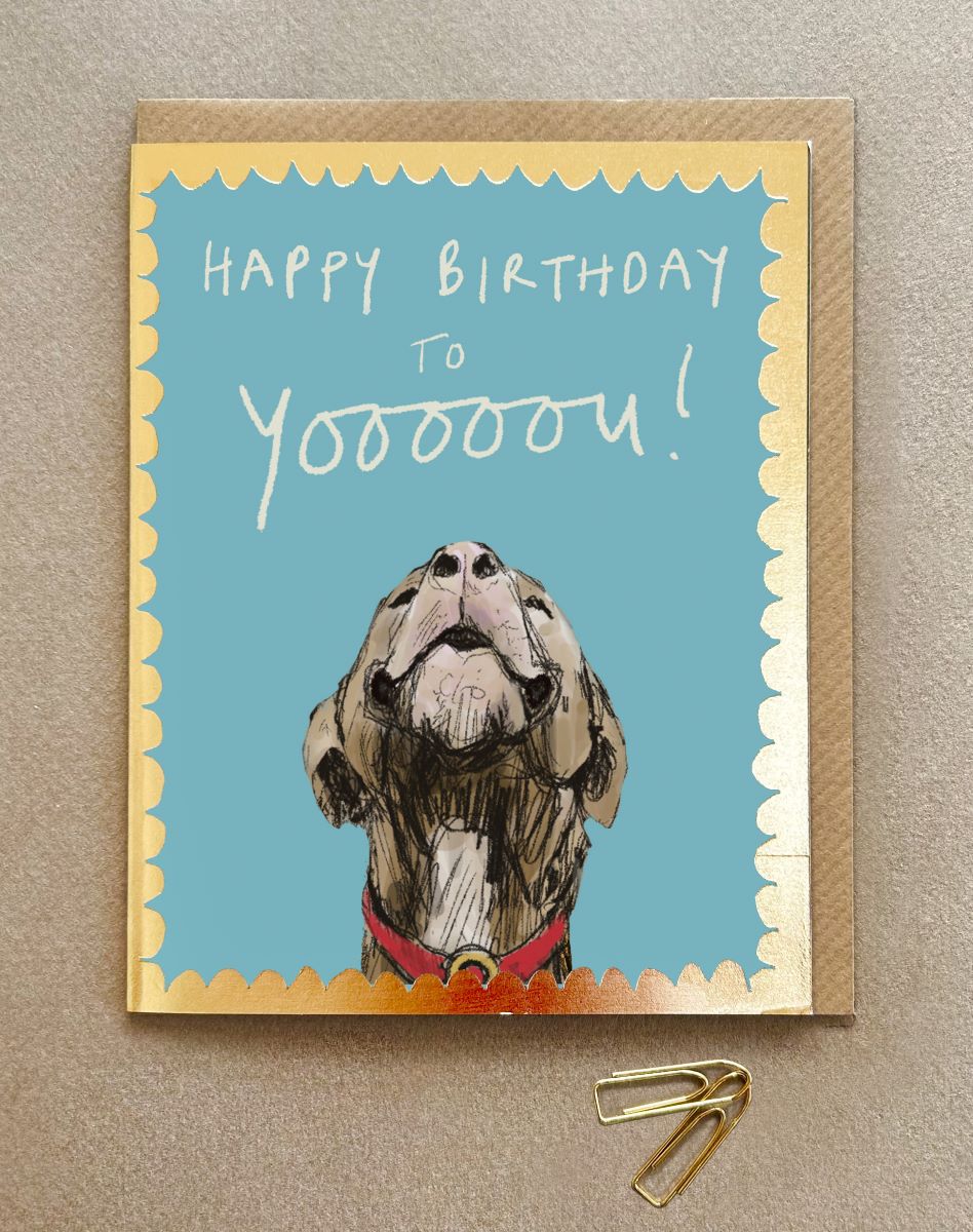 FP3480-Poet and Painter-Happy Birthday To Yooooou-Card-Gala