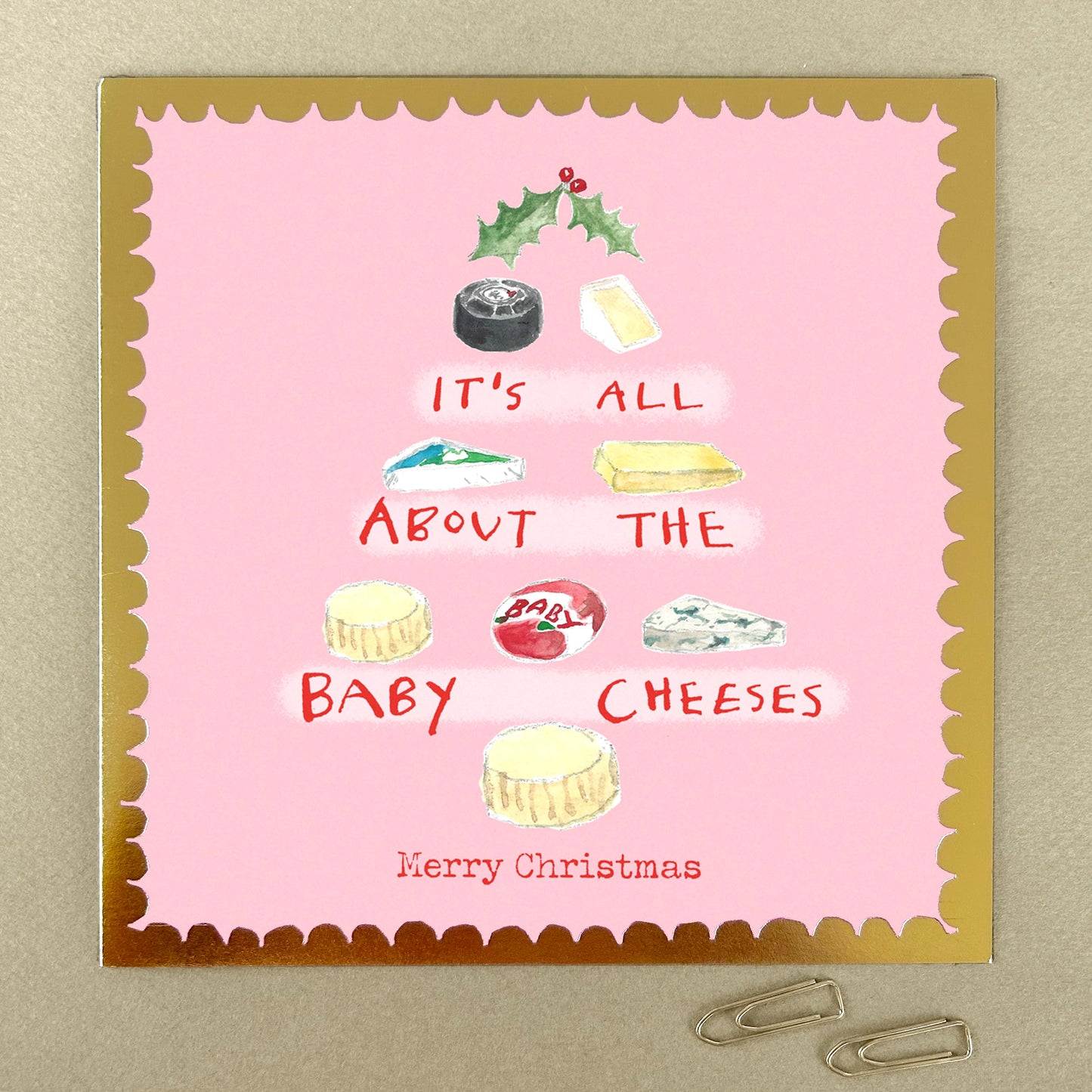 FP3526-Poet and Painter-Baby Cheeses-Xmas Card-Pizazz