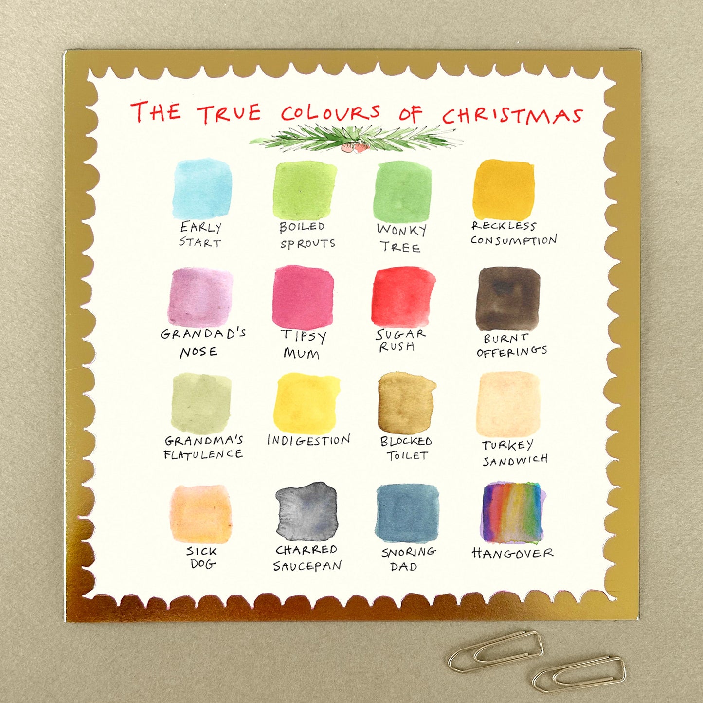 FP3532-Poet and Painter-The True Colours Of Christmas-Xmas Card-Pizazz