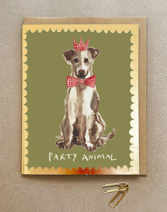 FP3548-Poet and Painter-Party Animal Dog-Card-Gala