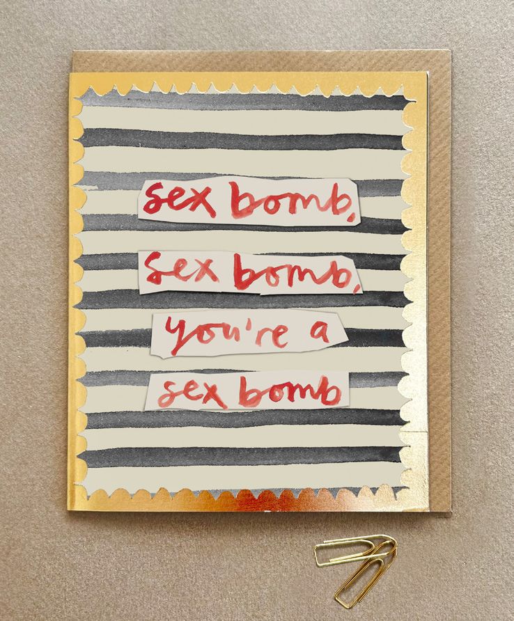 FP3596-Poet and Painter-Sex Bomb-Card-Gala