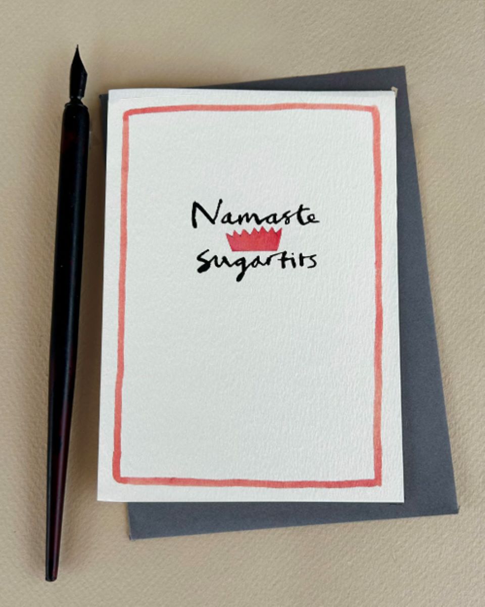FP3659-Poet and Painter-Namaste Sugar Tits-Card-Scrawly