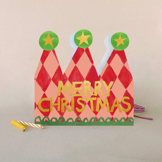FP3693-Poet and Painter-Merry Christmas-Xmas Card-Christmas Crowns
