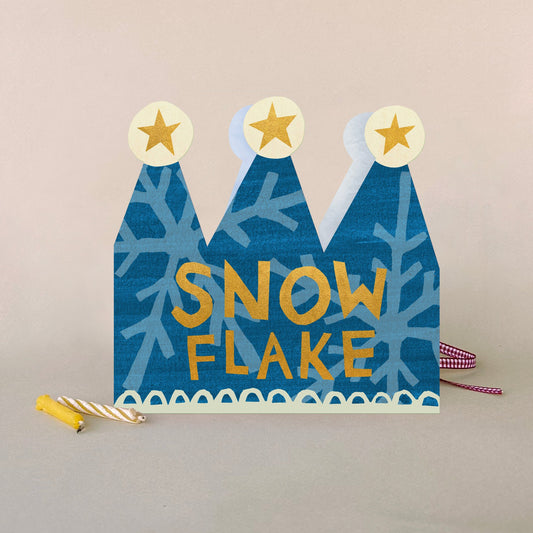 FP3694-Poet and Painter-Snow Flake-Xmas Card-Christmas Crowns