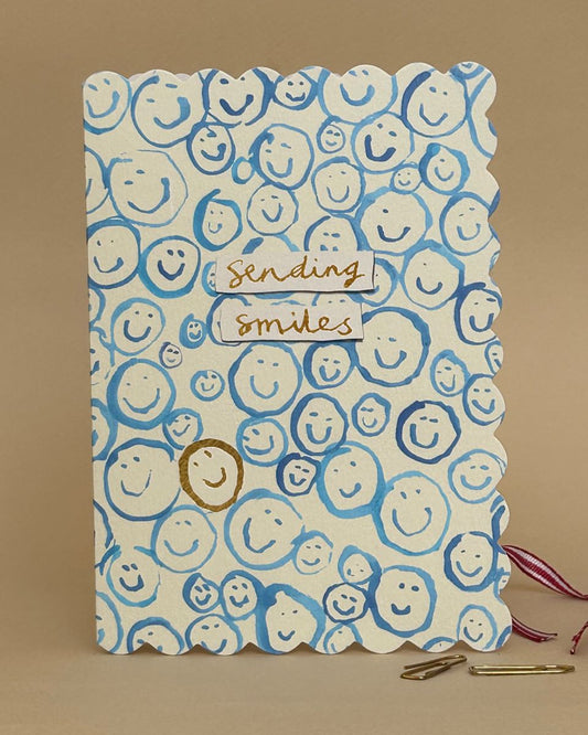FP3715-Poet and Painter-Sending Smiles-Card-Edgy