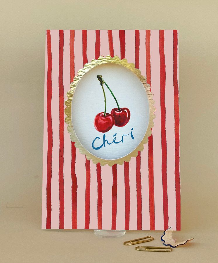 FP3745-Poet and Painter-Cheri-Card-Framed