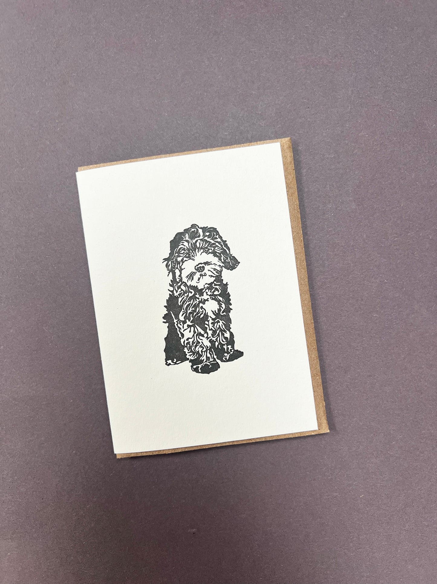 PI150-Penguin Ink-Cockapoo-Mini Card-Little Notes