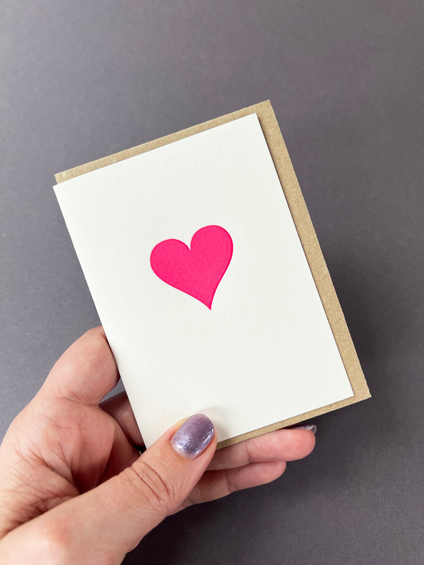 PI284-Penguin Ink-Neon Pink-Mini Card-Little Notes