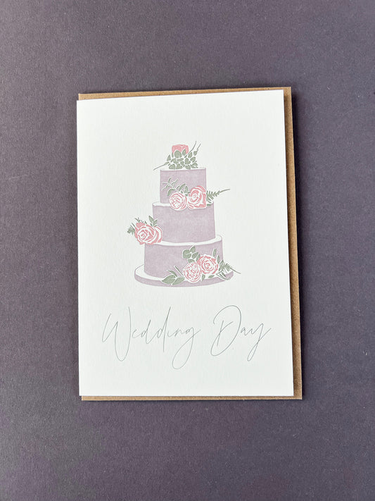 PI806-Penguin Ink-Wedding Cake-Card-Celebration Notes