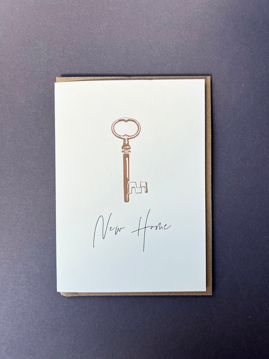 PI809-Penguin Ink-New Home Key-Card-Celebration Notes