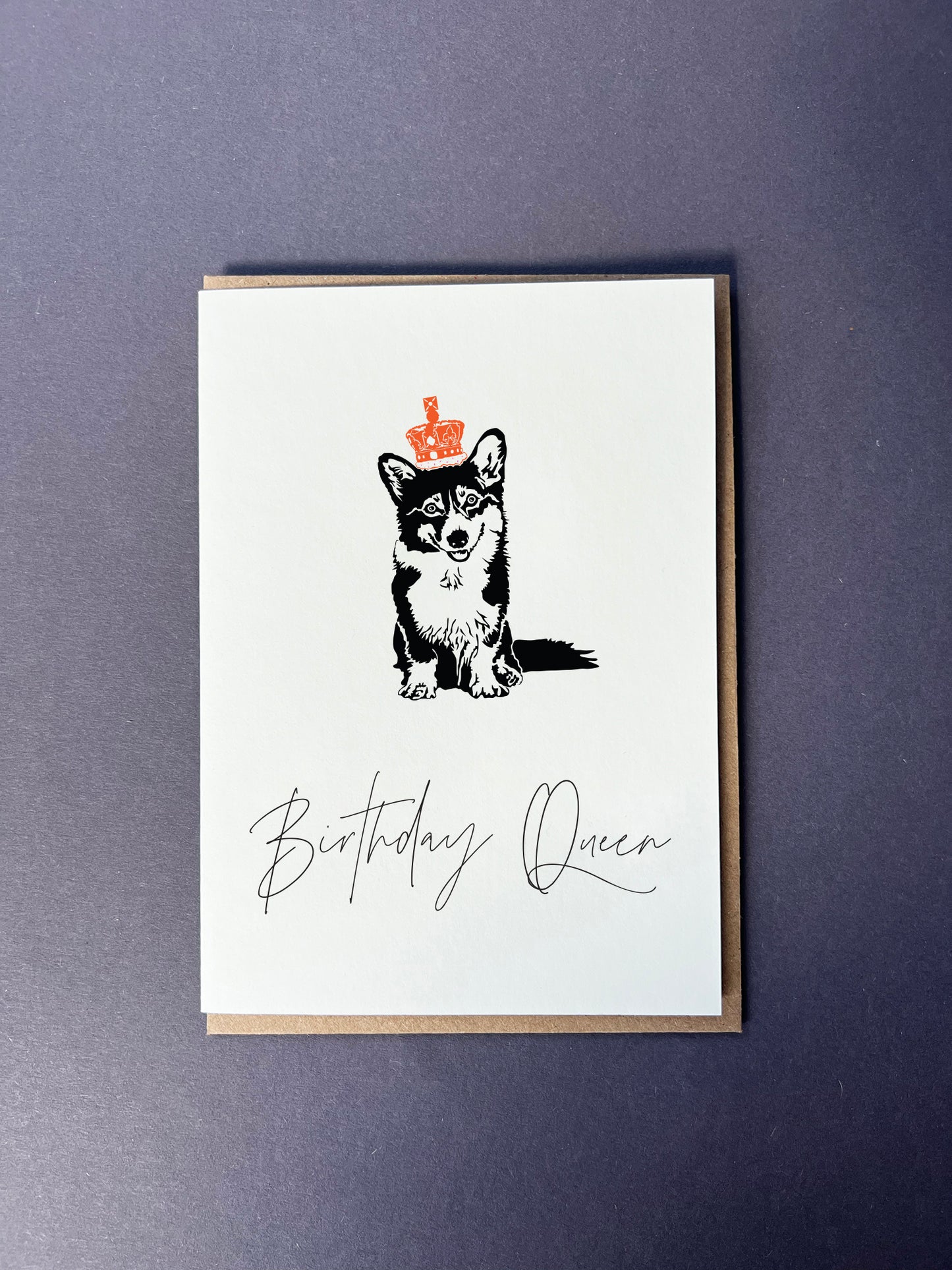 PI871-Penguin Ink-Birthday Queen-Card-Celebration Notes