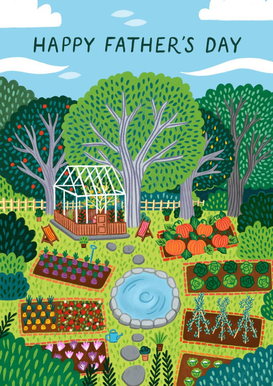 WHM036-Pear Tree-Allotment Father�S Day-Card-Whimsical Collection