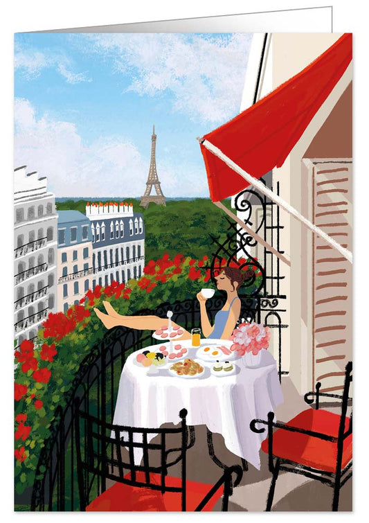 1980-Quire-Breakfast In Paris-Card-Heartfelt