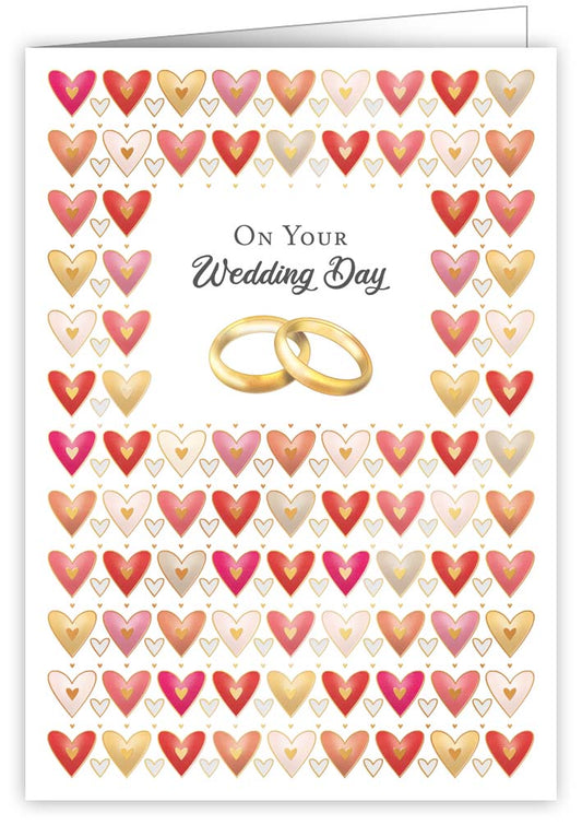 4576-Quire-Hearts And Wedding Rings-Card-Mac Classic