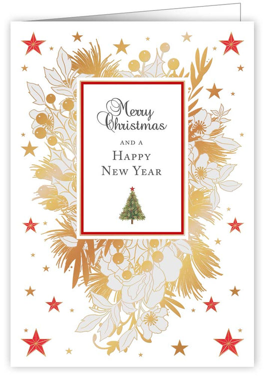 4781-Quire-Golden Foliage-Xmas Card-Mac Classic