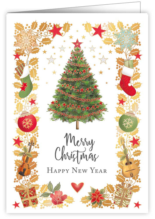 4788-Quire-Christmas Tree-Xmas Card-Mac Classic