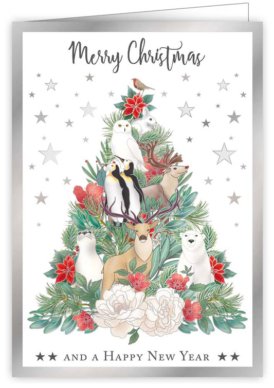 4790-Quire-Winter Animals-Xmas Card-Mac Classic