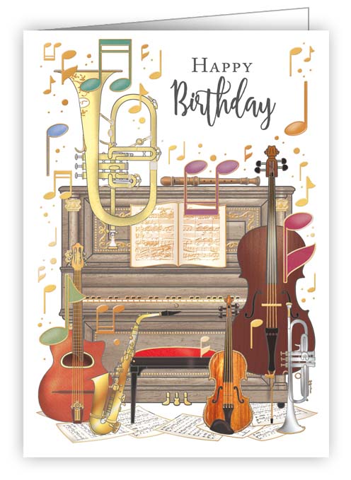 7039-Quire-Music Instruments-Gift Tags-Mini Cards Classic