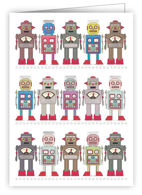 7043-Quire-Robots-Gift Tags-Mini Cards Classic