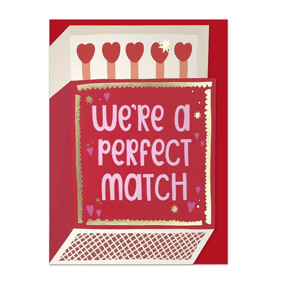 BRS020-Raspberry Blossom-We'Re A Perfect Match-Card-Brightside