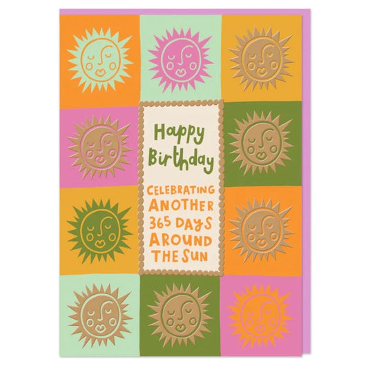 DYD004-Raspberry Blossom-Celebrating Another 365 Days Around The Sun-Card-Daydream