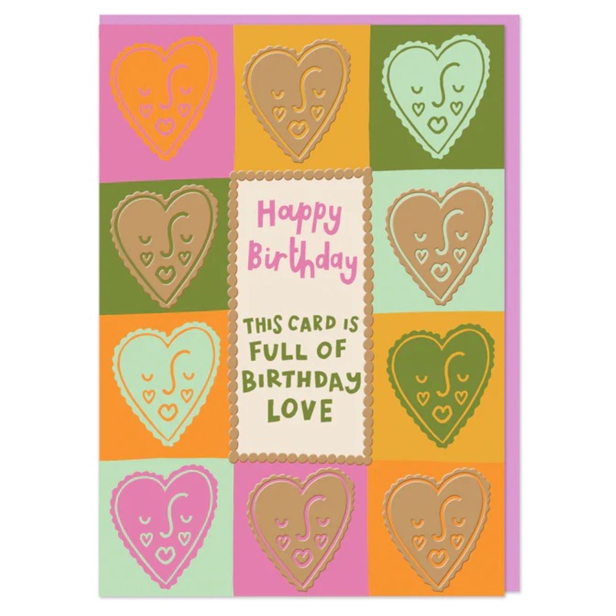 DYD006-Raspberry Blossom-This Card Is Full Of Birthday Love-Card-Daydream